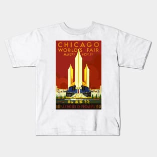 Chicago Centennial 1833-1933 Kids T-Shirt